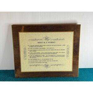 Perma Plaque What is a Patient Motivational Framed Print Business Office Decor